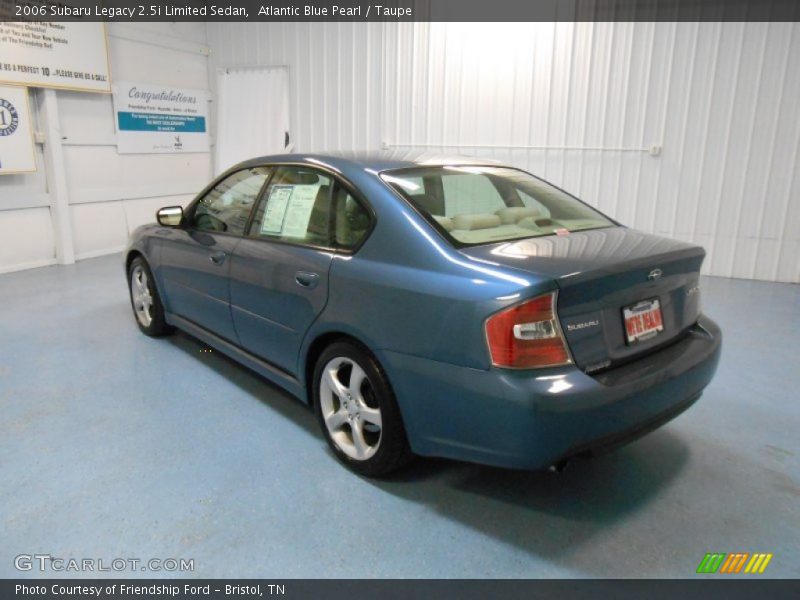 Atlantic Blue Pearl / Taupe 2006 Subaru Legacy 2.5i Limited Sedan