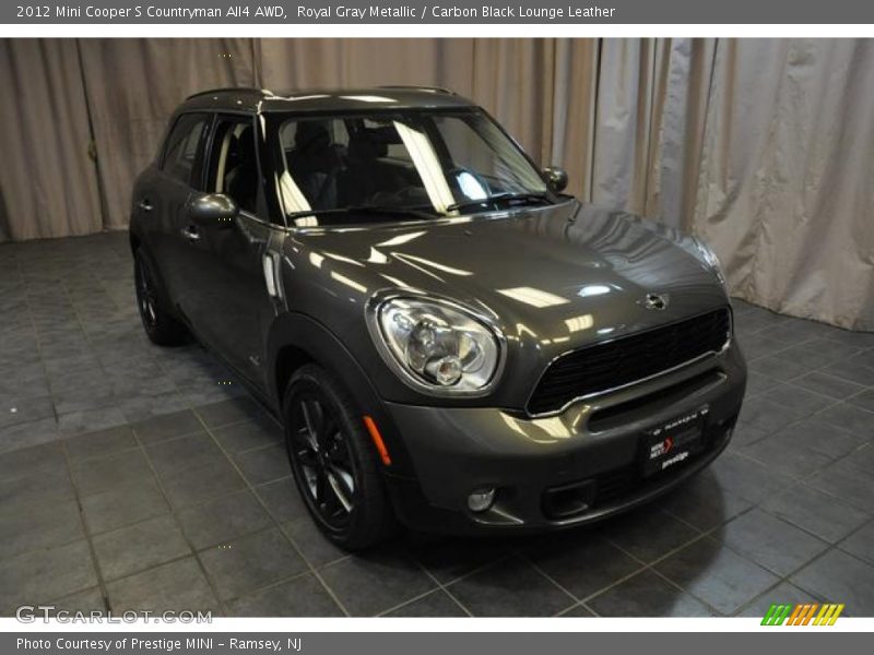 Royal Gray Metallic / Carbon Black Lounge Leather 2012 Mini Cooper S Countryman All4 AWD
