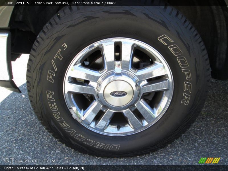 Dark Stone Metallic / Black 2006 Ford F150 Lariat SuperCrew 4x4