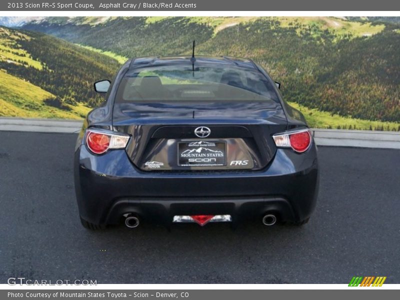 Asphalt Gray / Black/Red Accents 2013 Scion FR-S Sport Coupe