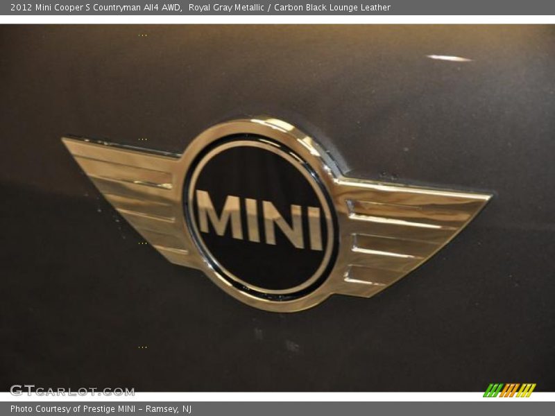Royal Gray Metallic / Carbon Black Lounge Leather 2012 Mini Cooper S Countryman All4 AWD