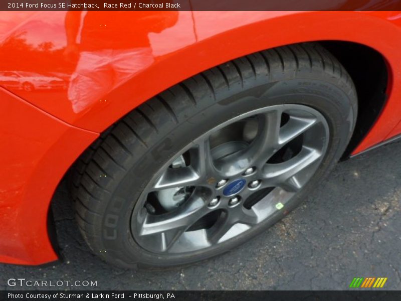 Race Red / Charcoal Black 2014 Ford Focus SE Hatchback