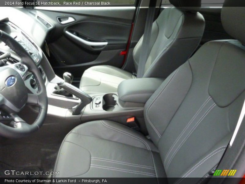 Race Red / Charcoal Black 2014 Ford Focus SE Hatchback
