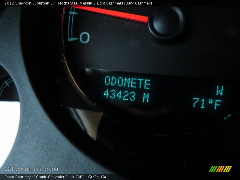 Mocha Steel Metallic / Light Cashmere/Dark Cashmere 2012 Chevrolet Suburban LT