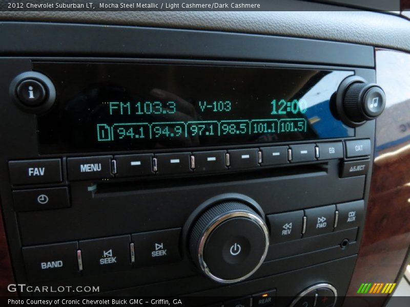 Mocha Steel Metallic / Light Cashmere/Dark Cashmere 2012 Chevrolet Suburban LT