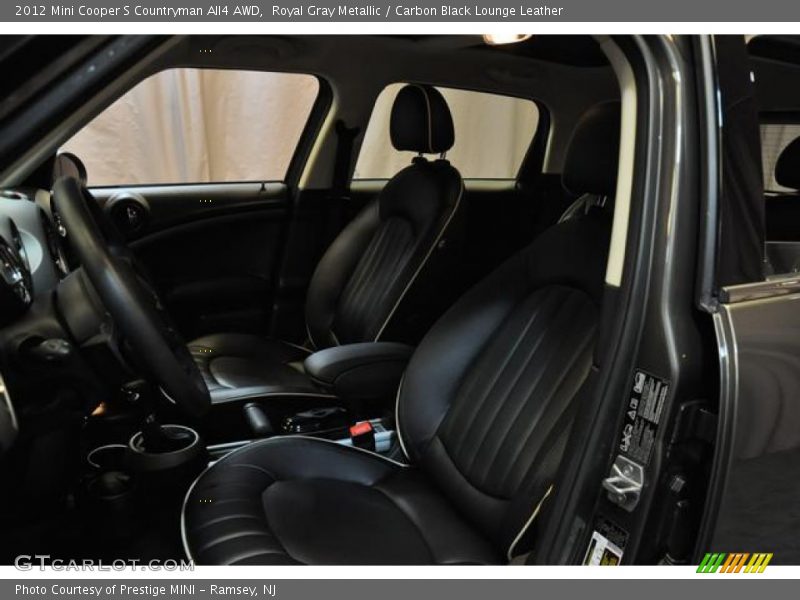 Royal Gray Metallic / Carbon Black Lounge Leather 2012 Mini Cooper S Countryman All4 AWD