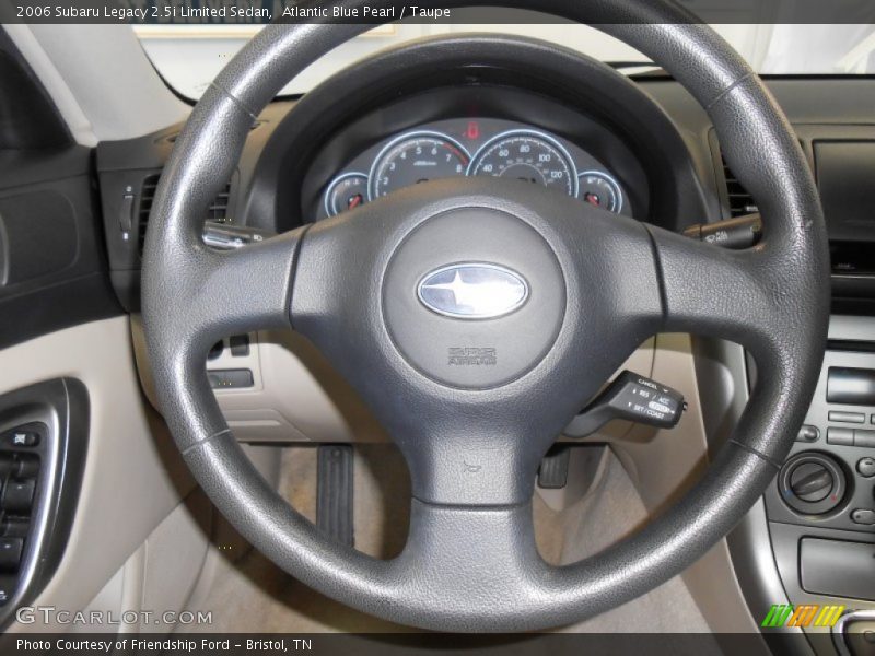 Atlantic Blue Pearl / Taupe 2006 Subaru Legacy 2.5i Limited Sedan
