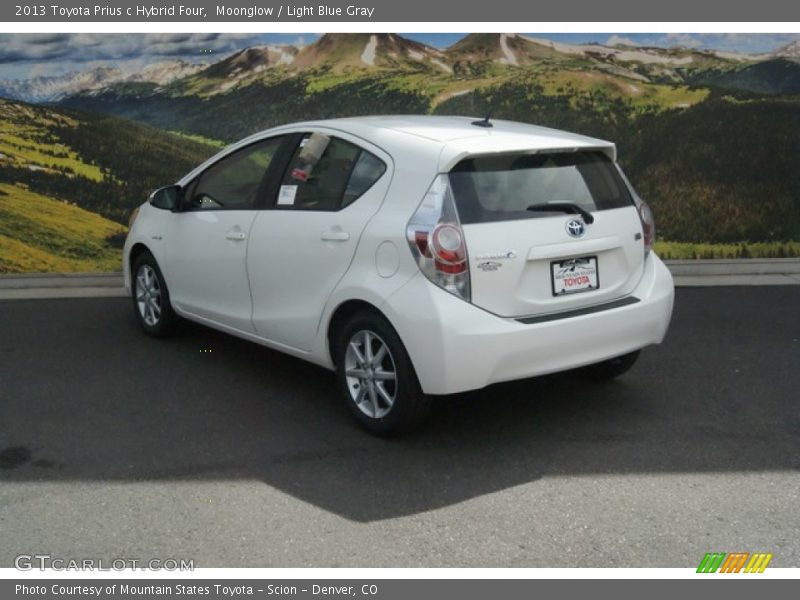 Moonglow / Light Blue Gray 2013 Toyota Prius c Hybrid Four