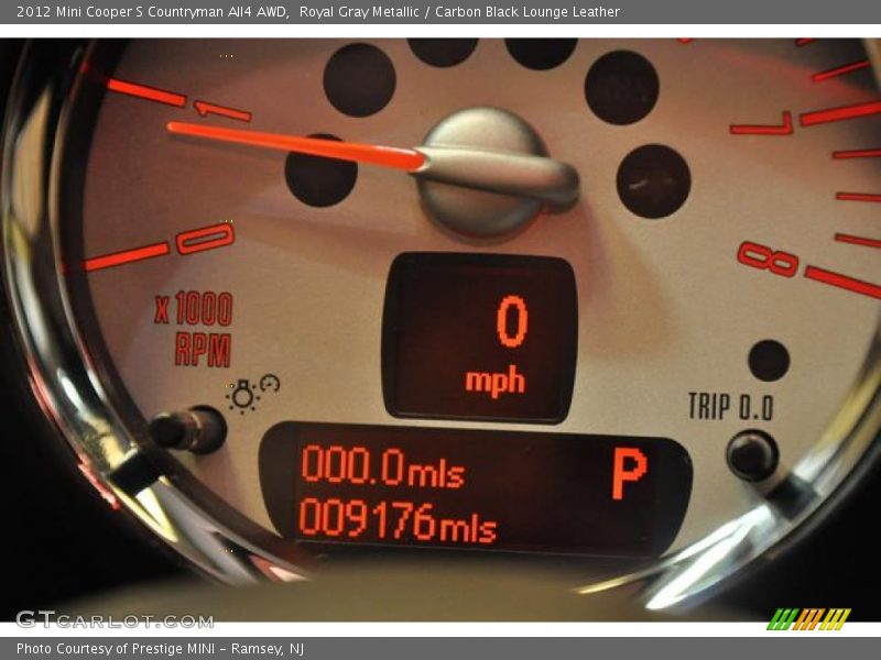 Royal Gray Metallic / Carbon Black Lounge Leather 2012 Mini Cooper S Countryman All4 AWD