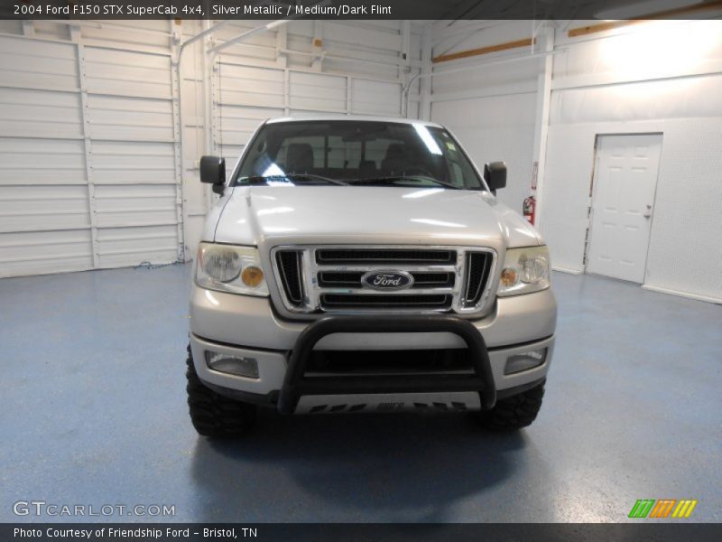 Silver Metallic / Medium/Dark Flint 2004 Ford F150 STX SuperCab 4x4