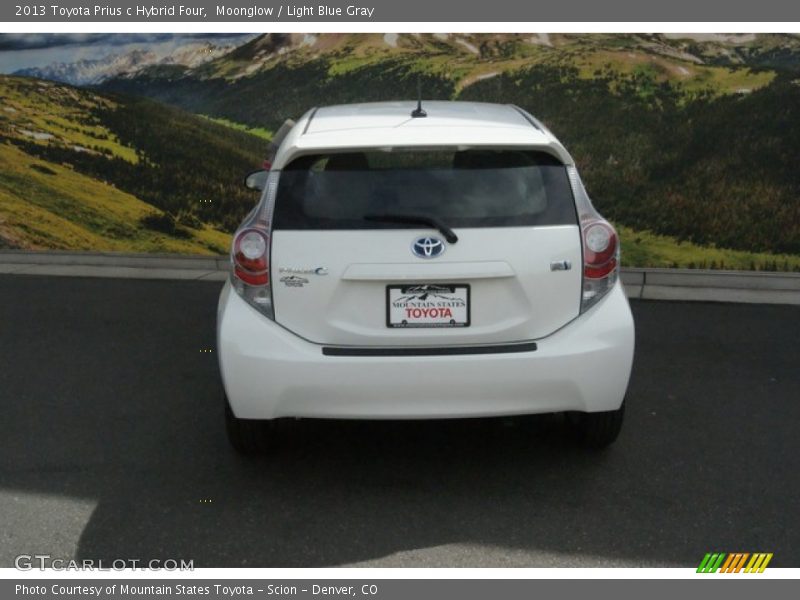 Moonglow / Light Blue Gray 2013 Toyota Prius c Hybrid Four