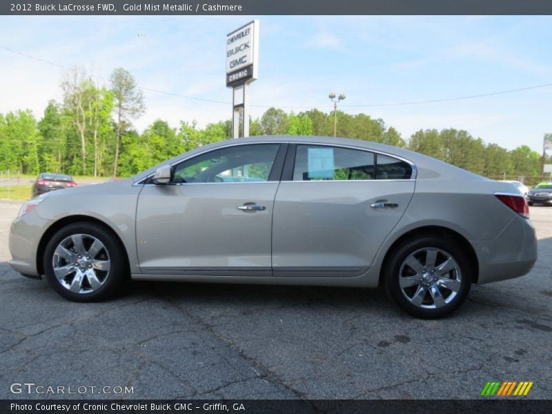 Gold Mist Metallic / Cashmere 2012 Buick LaCrosse FWD