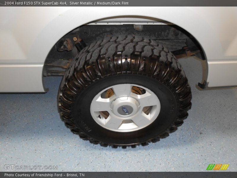 Silver Metallic / Medium/Dark Flint 2004 Ford F150 STX SuperCab 4x4