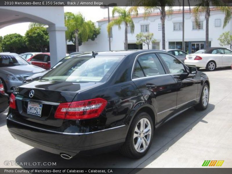 Black / Almond Beige 2010 Mercedes-Benz E 350 Sedan