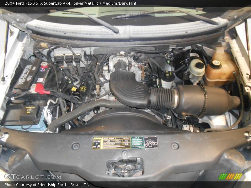 Silver Metallic / Medium/Dark Flint 2004 Ford F150 STX SuperCab 4x4