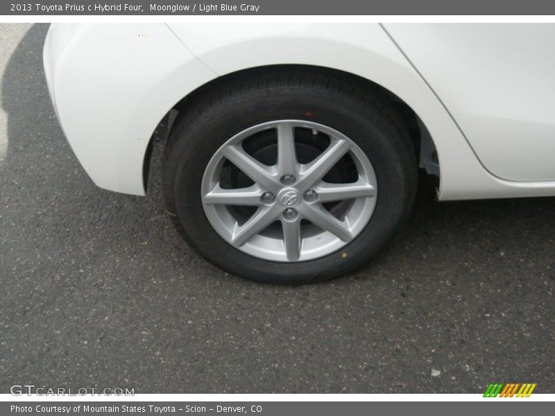 Moonglow / Light Blue Gray 2013 Toyota Prius c Hybrid Four