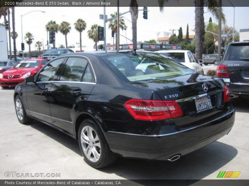 Black / Almond Beige 2010 Mercedes-Benz E 350 Sedan