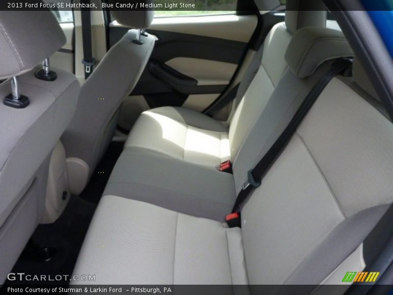 Blue Candy / Medium Light Stone 2013 Ford Focus SE Hatchback