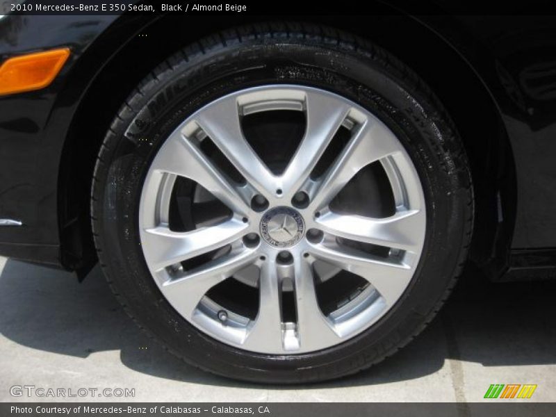 Black / Almond Beige 2010 Mercedes-Benz E 350 Sedan
