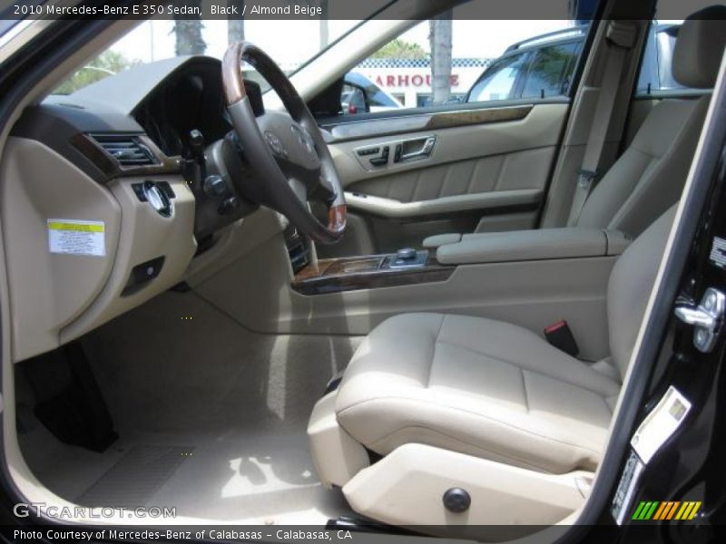 Black / Almond Beige 2010 Mercedes-Benz E 350 Sedan