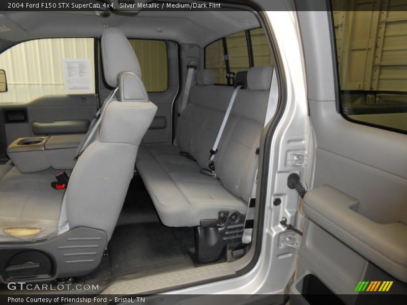 Silver Metallic / Medium/Dark Flint 2004 Ford F150 STX SuperCab 4x4