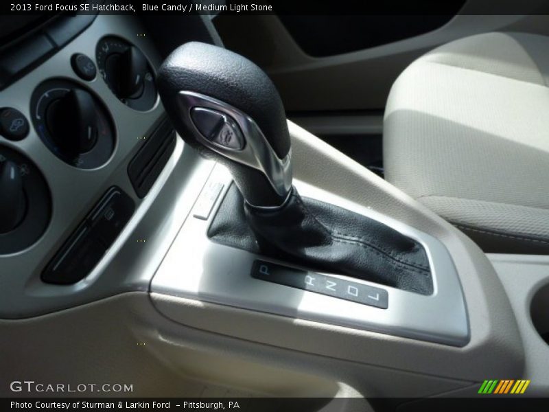 Blue Candy / Medium Light Stone 2013 Ford Focus SE Hatchback