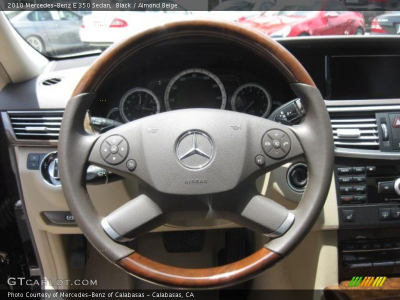 Black / Almond Beige 2010 Mercedes-Benz E 350 Sedan