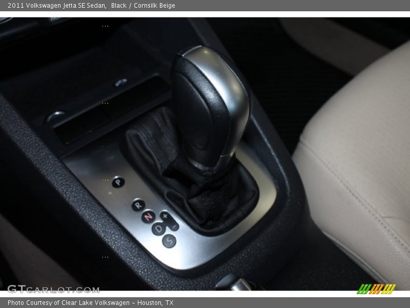 Black / Cornsilk Beige 2011 Volkswagen Jetta SE Sedan