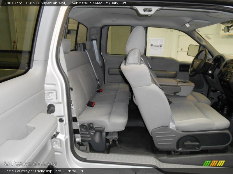 Silver Metallic / Medium/Dark Flint 2004 Ford F150 STX SuperCab 4x4