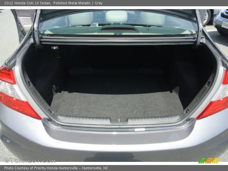 Polished Metal Metallic / Gray 2012 Honda Civic LX Sedan