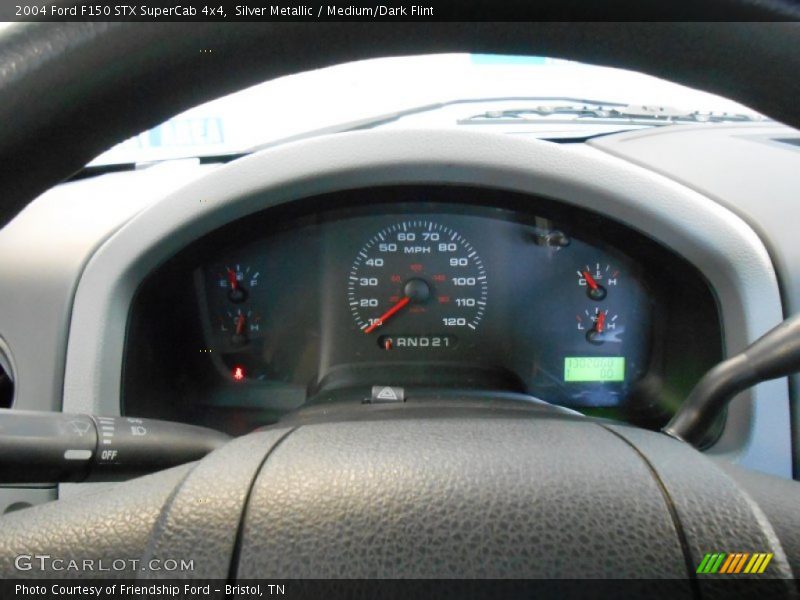 Silver Metallic / Medium/Dark Flint 2004 Ford F150 STX SuperCab 4x4