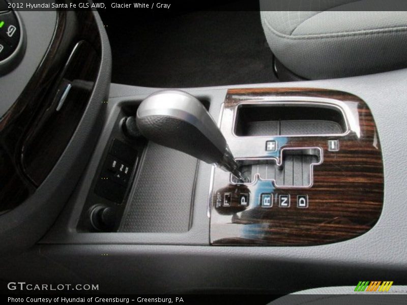 Glacier White / Gray 2012 Hyundai Santa Fe GLS AWD