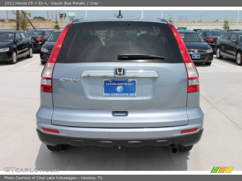 Glacier Blue Metallic / Gray 2011 Honda CR-V EX-L