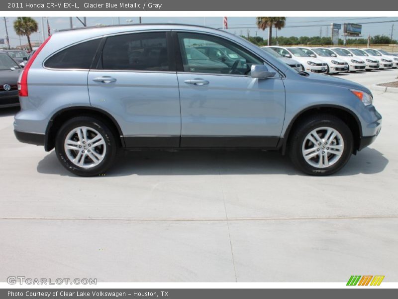 Glacier Blue Metallic / Gray 2011 Honda CR-V EX-L