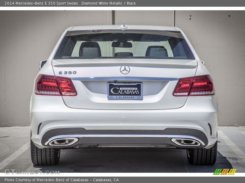Diamond White Metallic / Black 2014 Mercedes-Benz E 350 Sport Sedan