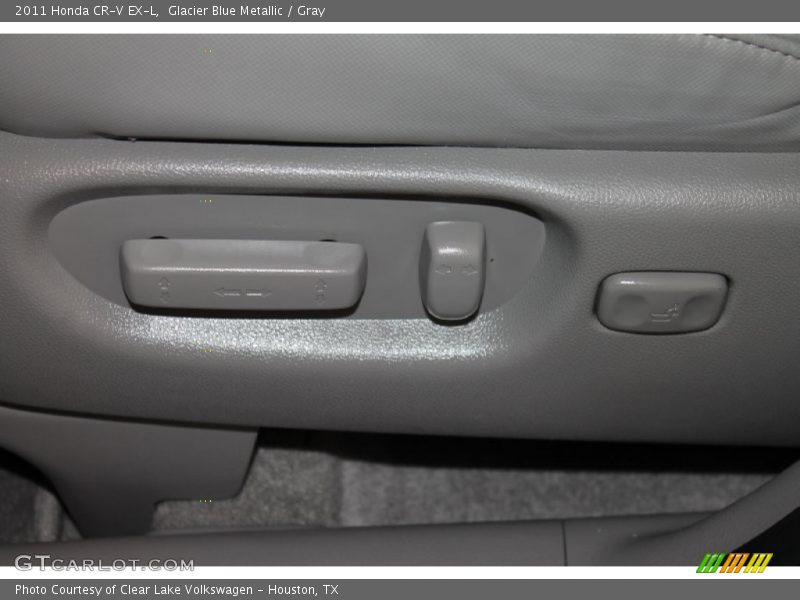 Glacier Blue Metallic / Gray 2011 Honda CR-V EX-L