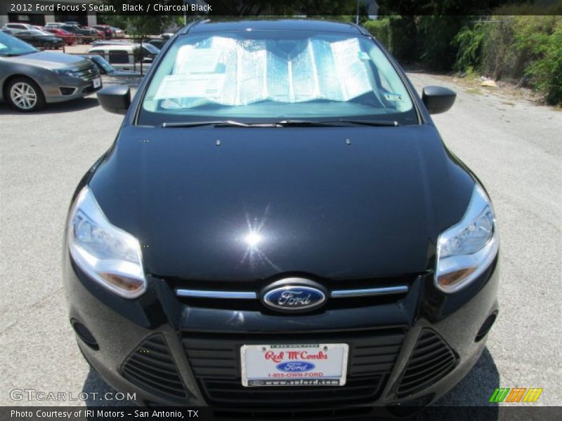 Black / Charcoal Black 2012 Ford Focus S Sedan