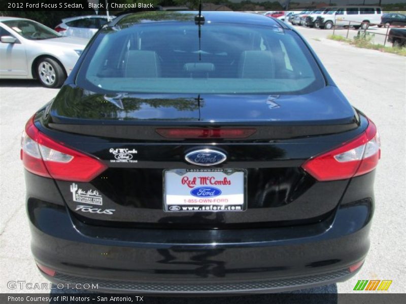 Black / Charcoal Black 2012 Ford Focus S Sedan