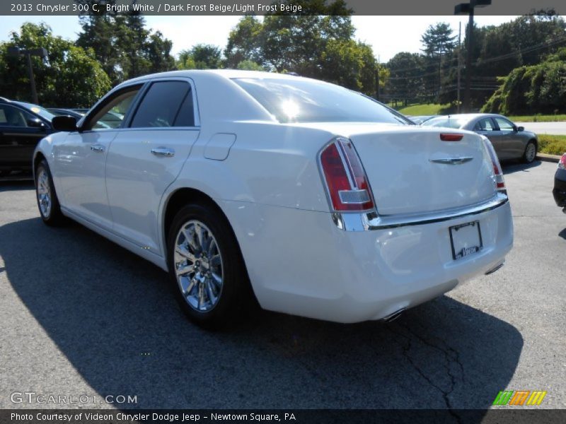 Bright White / Dark Frost Beige/Light Frost Beige 2013 Chrysler 300 C