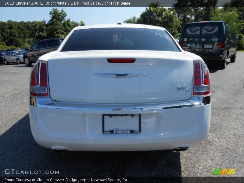 Bright White / Dark Frost Beige/Light Frost Beige 2013 Chrysler 300 C