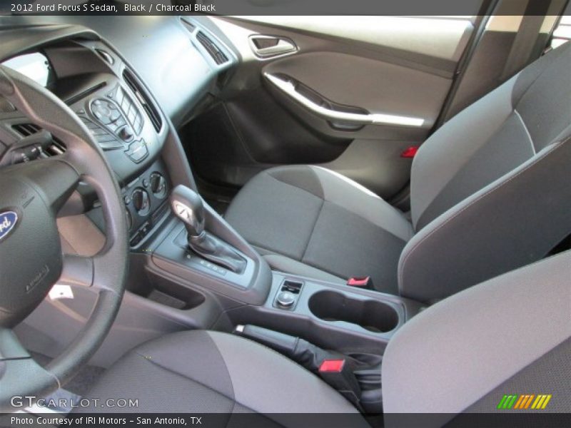 Black / Charcoal Black 2012 Ford Focus S Sedan