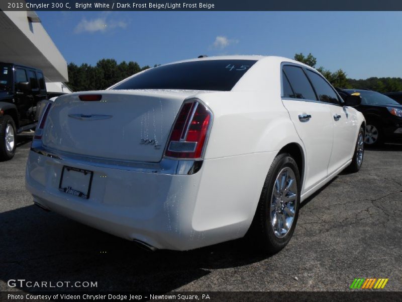 Bright White / Dark Frost Beige/Light Frost Beige 2013 Chrysler 300 C