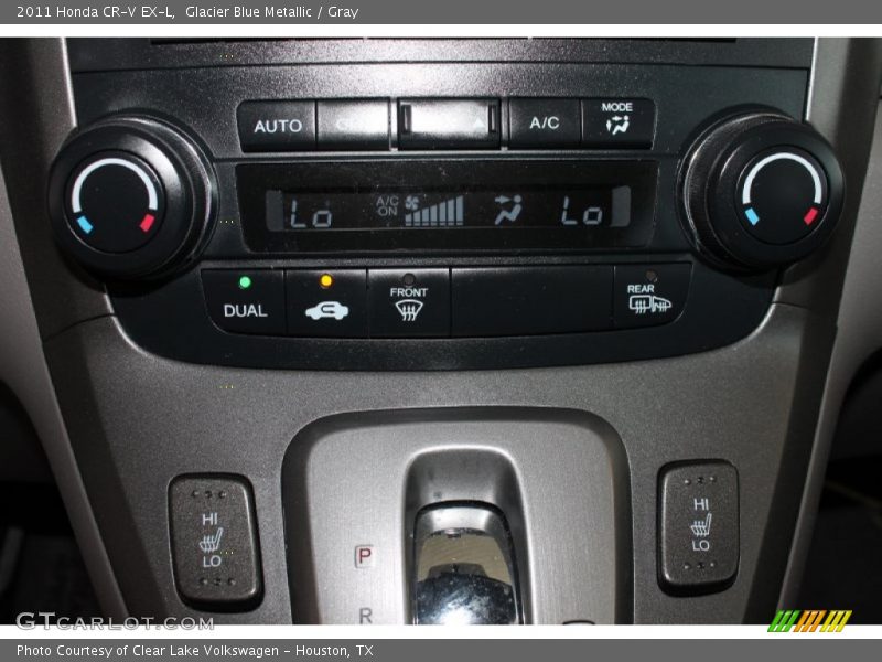 Glacier Blue Metallic / Gray 2011 Honda CR-V EX-L