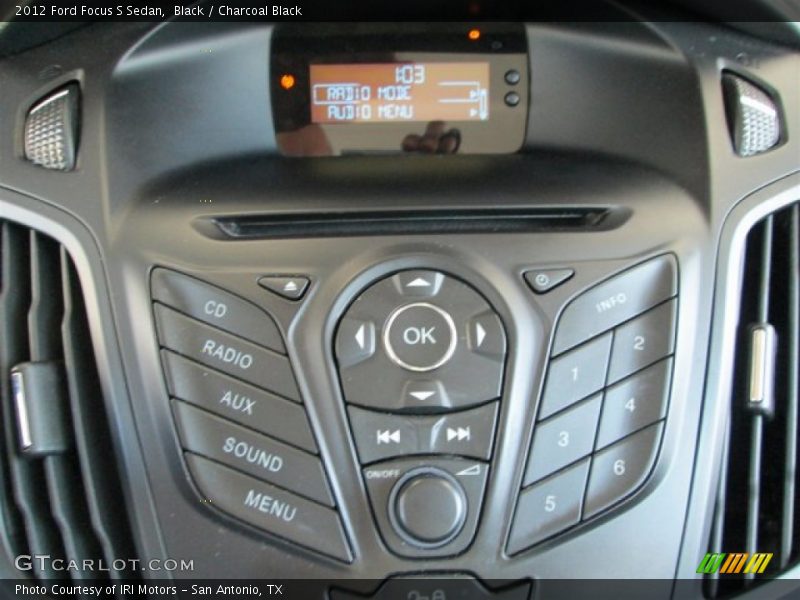 Black / Charcoal Black 2012 Ford Focus S Sedan