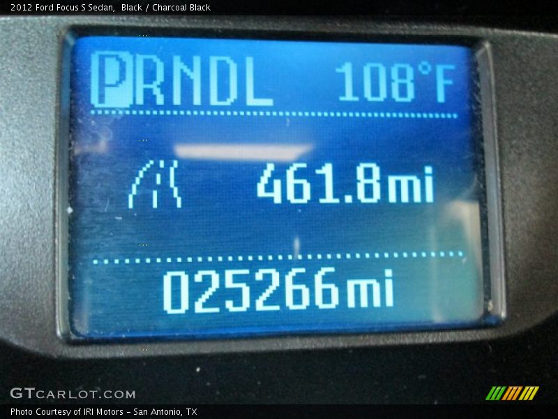 Black / Charcoal Black 2012 Ford Focus S Sedan