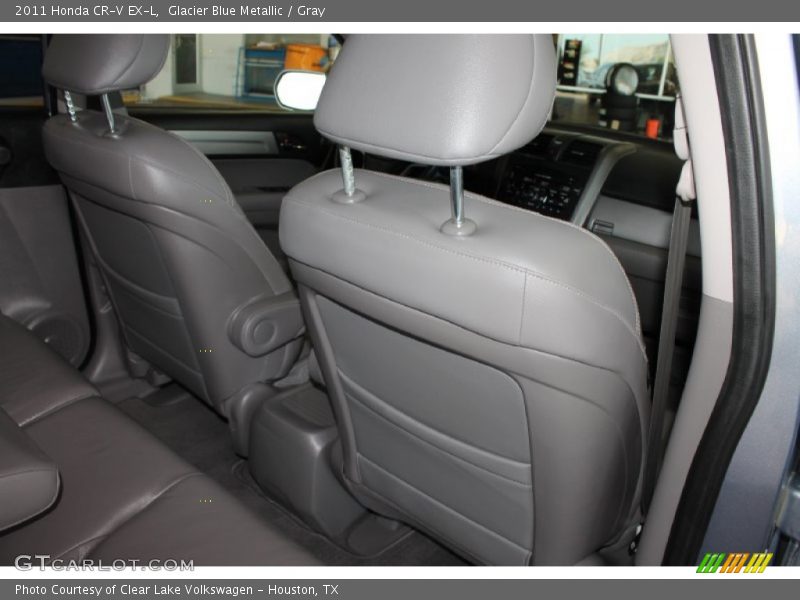 Glacier Blue Metallic / Gray 2011 Honda CR-V EX-L
