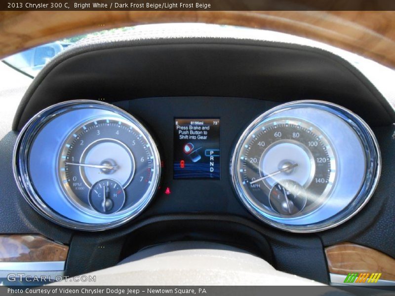 Bright White / Dark Frost Beige/Light Frost Beige 2013 Chrysler 300 C