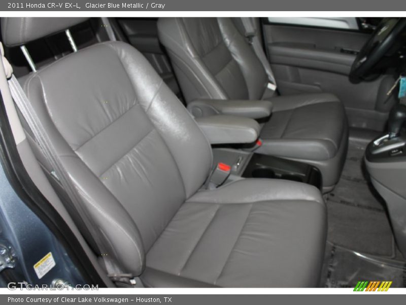 Glacier Blue Metallic / Gray 2011 Honda CR-V EX-L