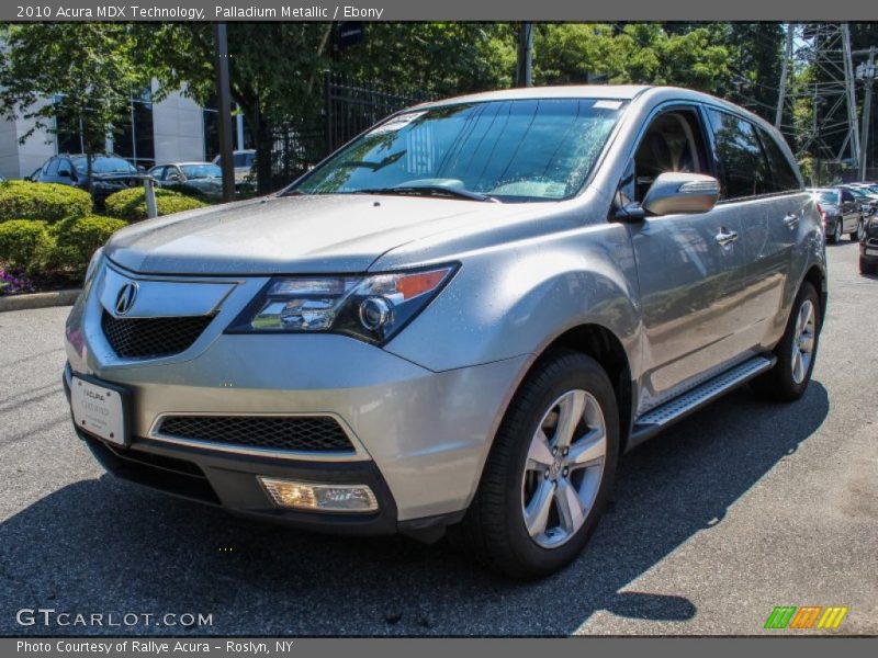 Palladium Metallic / Ebony 2010 Acura MDX Technology