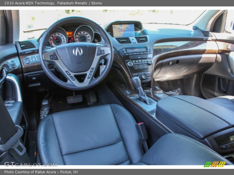 Palladium Metallic / Ebony 2010 Acura MDX Technology